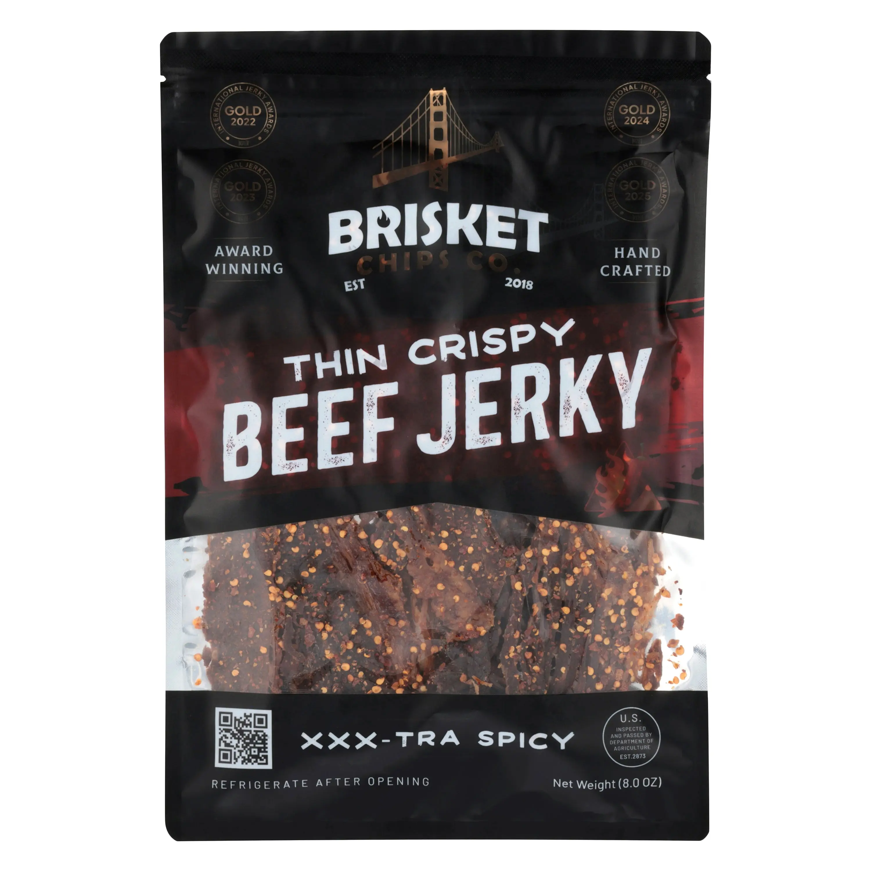 Brisket Chips Co. - XXX Super Spicy (8oz) Brisket Chips Co. - XXX Super Spicy (8oz)