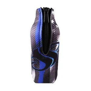 LEO Blue Line Bottle Koozie - Keep Your Beverage Cold