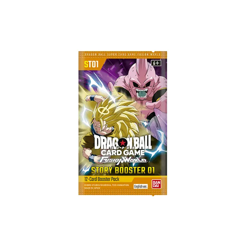 Bandai Dragon Ball Card Game Fusion World Story Booster 01 - Random Art