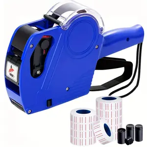 Digital Price Tag Gun with Label Kit, High-Quality Abs Material, Includes 5000 Blank Labels and 3 Ink Refills, Ideal for Offices and Retail Stores