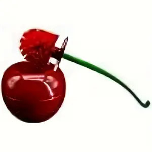 Red Cherry Toilet Brush with Holder & Long Handle Household bathroom cleaning brush with dense fine bristles to reach edges and corners. Detachable and replaceable brush head. Red cherry-patterned base for both practical use and stylish look.
