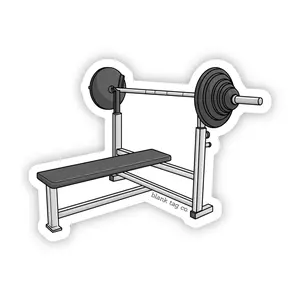 Blank Tag Co.® Flat Bench Waterproof Sticker