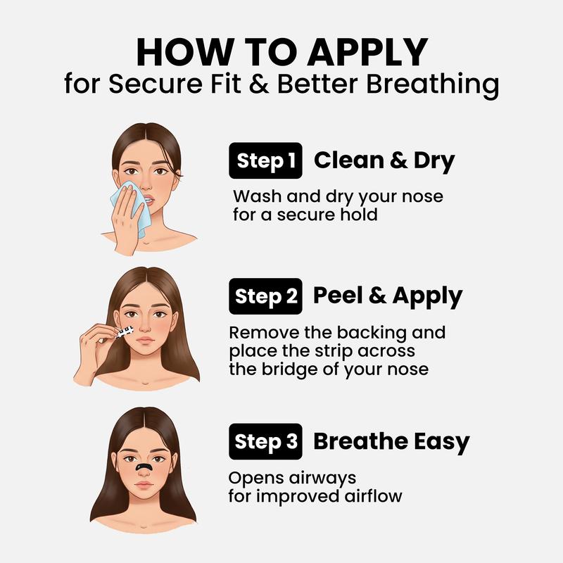 Pure Patch Nose Strips - Breathe Easier, Relieve Congestion & Boost Performance