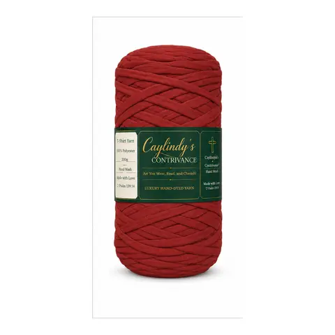 Crowned in Color Premium Polyester T-Shirt Yarn - Chunky Anti-Pilling Knitting Yarn with Soft Texture, Elasticity, for DIY Knitting Supplies, Crafters' Home Décor Rugs & Baskets, Hand-Wash Only Craft Accessory