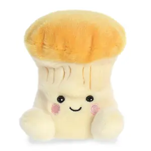 Palm Pals Adorable Jackie Chanterelle Mushroom 5 inch Orange Mini Soft Plush Collectable Stuffed Animal