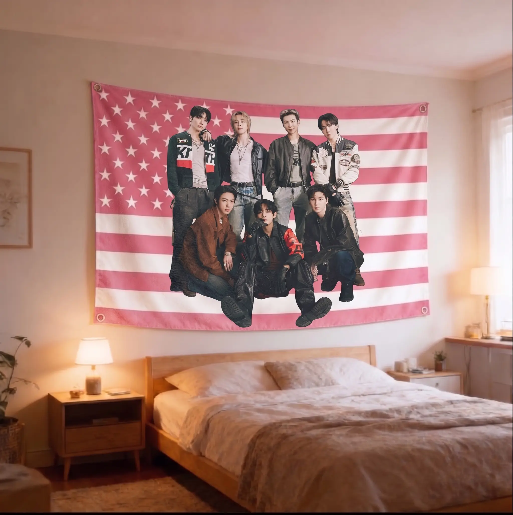 Bangtan Tapestry, Wall Decor