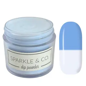 Sparkle & Co dp. 183 I'm Snow Angel Mini Dip Powder For Nails - 1 Jar Lasts 5-7 Manis