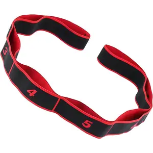 Elastic Tension Band Exercise Pull Rope Stretch Rope 8 Segment Pilates Stretching Band Female Resistance Training Equipment Fitness Exercise Resistance With Number