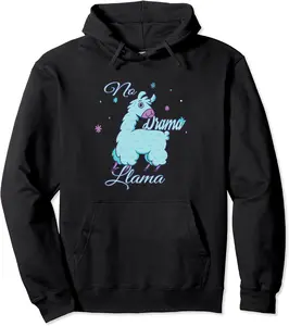 Llama Alpaca Animal Lama Glama Drama Llama Pullover Hoodie - Ananavar Shop 61B0C4BGBY14