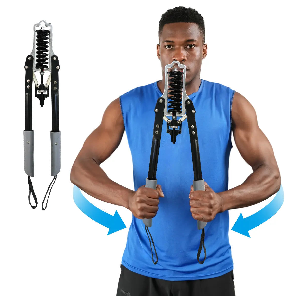 RELIFE REBUILD YOUR LIFE Adjustable Resistance Arm Trainer Chest Twister Exerciser 220lbs/350lbs Shoulder and Arm Strength Training Equipment, Summervibes