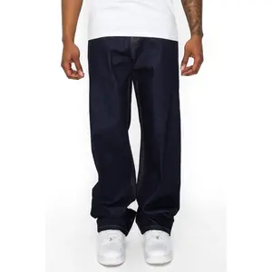 Men Baggy Raw Denim Jeans 2026