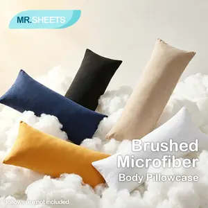 [Mother's Day Gift] NTBAY Ultra Soft Brushed Microfiber Body Pillowcase, Cozy Long Pillow Cover for Side Sleepers, Breathable & Wrinkle Free with Envelope Closure