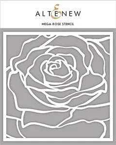 Mega Rose Stencil