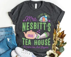 Youth And Adult #Buuzz Lightyear Mrs Nesbitt’s Tea House To Infinity And Beyond Shirt, Magic Kingdom Family Vacation Gift