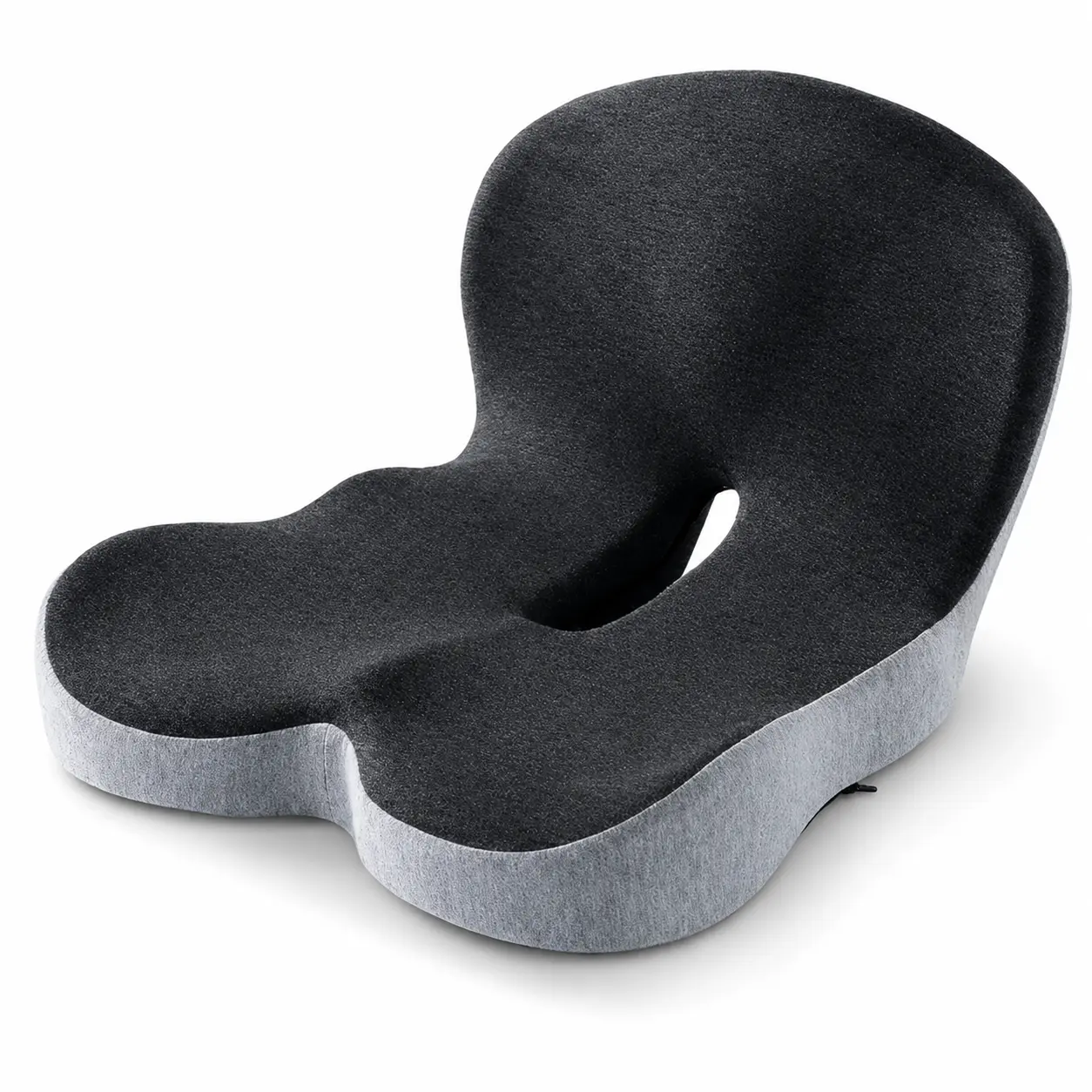 Non-Slip Memory Foam Seat Skin-Friendly Extended Zipper Easy Remove Wash Back Support Cushion Home & Outdoor & Car & Office,Sciatica Relief for Long Drives