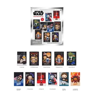 1PC Disney Officially Licensed Star Wars Blind Box Keychain 3D Mystery Figure Random Character Bag Clip Backpack Charm Collectible Gift for Birthday Valentine Day Anniversary and New Year