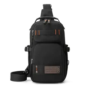 Stylish Chest Bag For Men, Multi-Functional Convertible Mini Backpack & Sling Pack,Lightweight Durable Carryall With Ample Storage, Ideal For Daily Commute, Outdoor Activities, Travel, Errands, Short Trips And Casual Everyday Use