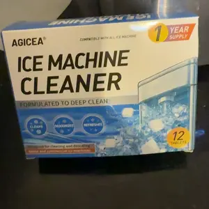 12 Tablets Ice machine cleaner, Ice maker cleaning tablets, Commercial ice machine cleaner, Descaling tablets for ice maker