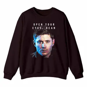 Dean Winchester Vintage Shirt, Supernatural Merch,Open Your Eyes Dean ,Winchester Brother Supernatural Sweater, Jensen Ackles Actor Retro Shirt
