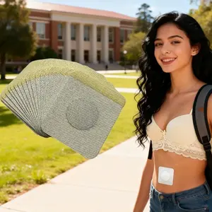 50pcs Abdominal Patch Waist Wrap Cancer Relief Contains Strong Plant Fiber Extract Tighten Burn Muscle Enhance Fitness Performance No Battery Needed