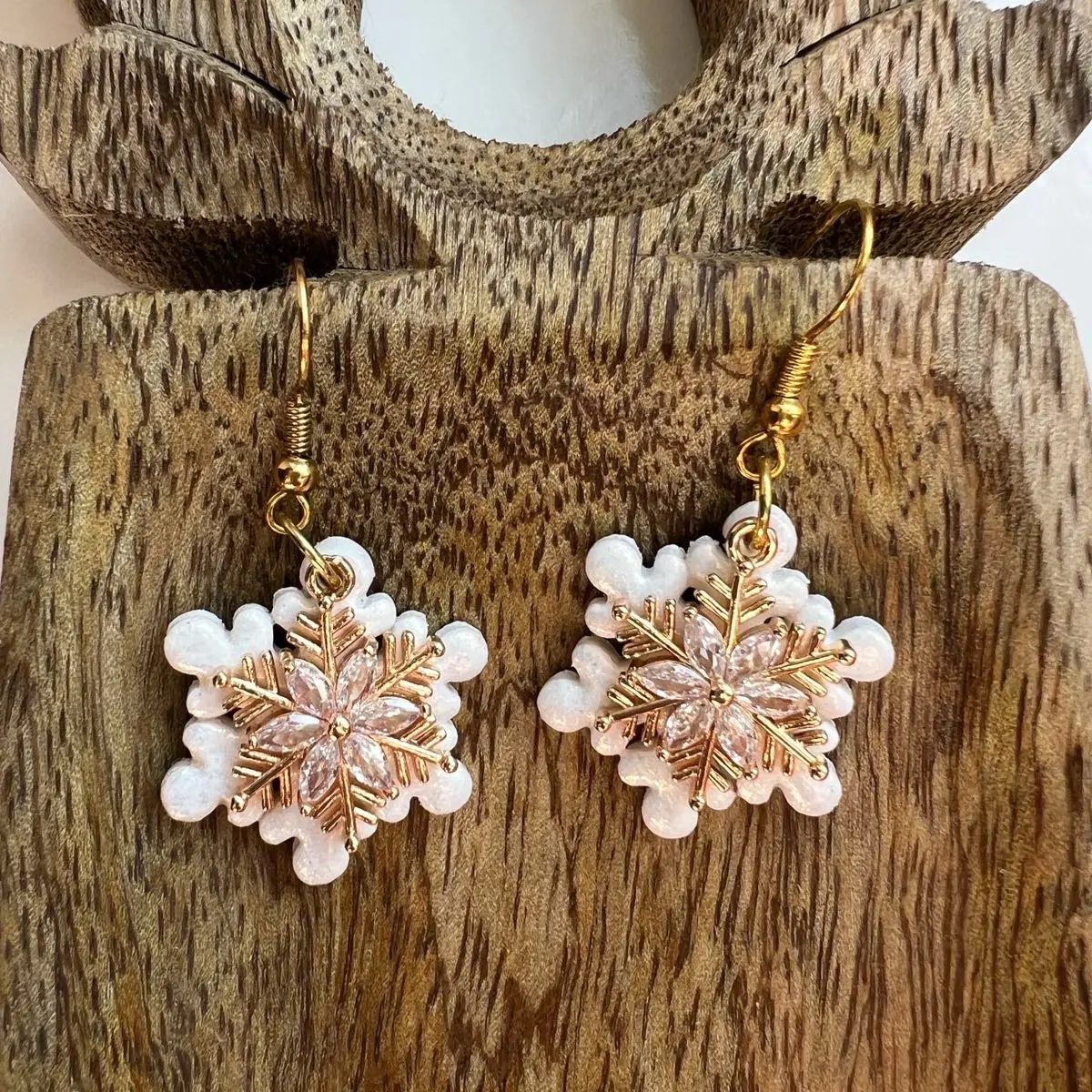 Handmade Polymer Clay Christmas Earrings
