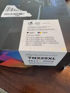 Brother TN229XL Black Toner Cartridge 2-Pack Compatible with Brother TN229