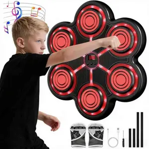 Music Boxing Machine with Gloves for Kids Boxing Machine Wall Mounted Music, Smart Bluetooth Boxing Equipment for Home and Gym, Training Machine with Electronic Wall