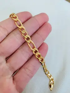 Gold Filled 6mm Figaro Bracelet | Bold, Classic, Effortlessly Cool