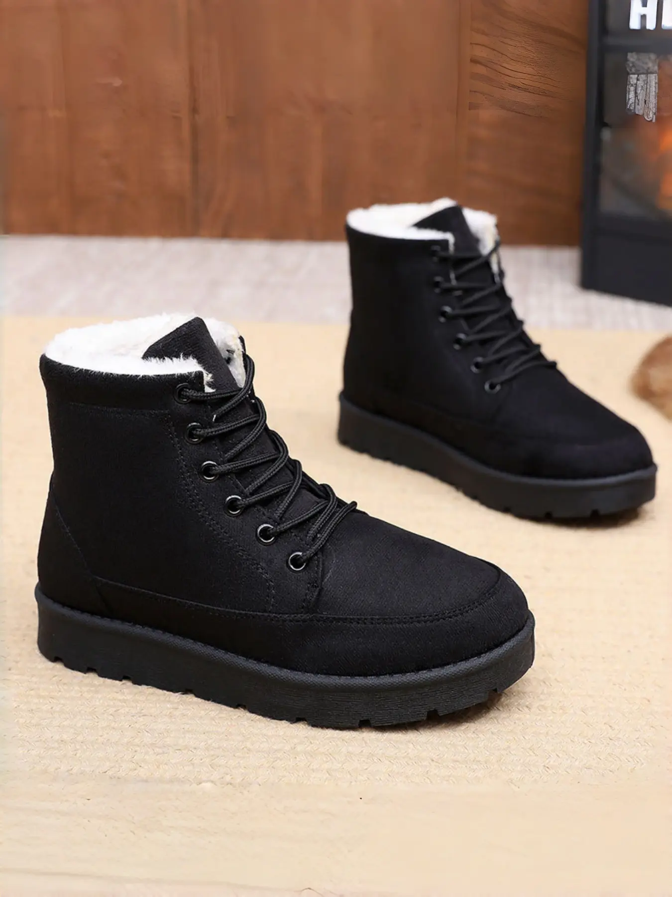 Women's Waterproof Winter Snow Boots, Fleece Lined Anti-Slip, Lightweight Comfortable, Outdoor & Daily Wear, All Weather Protection, Winter Warm Shoes