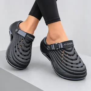 Stylish platform clogs, lightweight breathable sandals with adjustable straps, comfortable non-slip shoes for casual wear, vacations, and everyday summer wear
