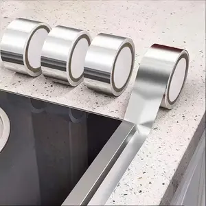 Gap Seal Anti-Stain Tape, Adhesive Waterproof Tape, Waterproof Sink Sticker, Oil-Resistant Countertop Tape, Insulating Aluminum Foil Tape, Kitchen Bathroom Accessories