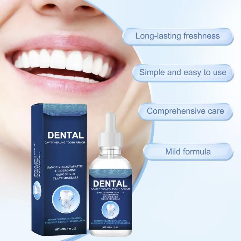 Oralhoe Daily Tooth Armor Liquid Drops with Nano Hydroxyapatite & Theobromine for Fresh Breath & Sensitive