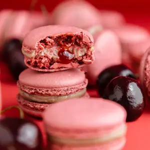 Limited Edition Cherry Cheesecake Macarons