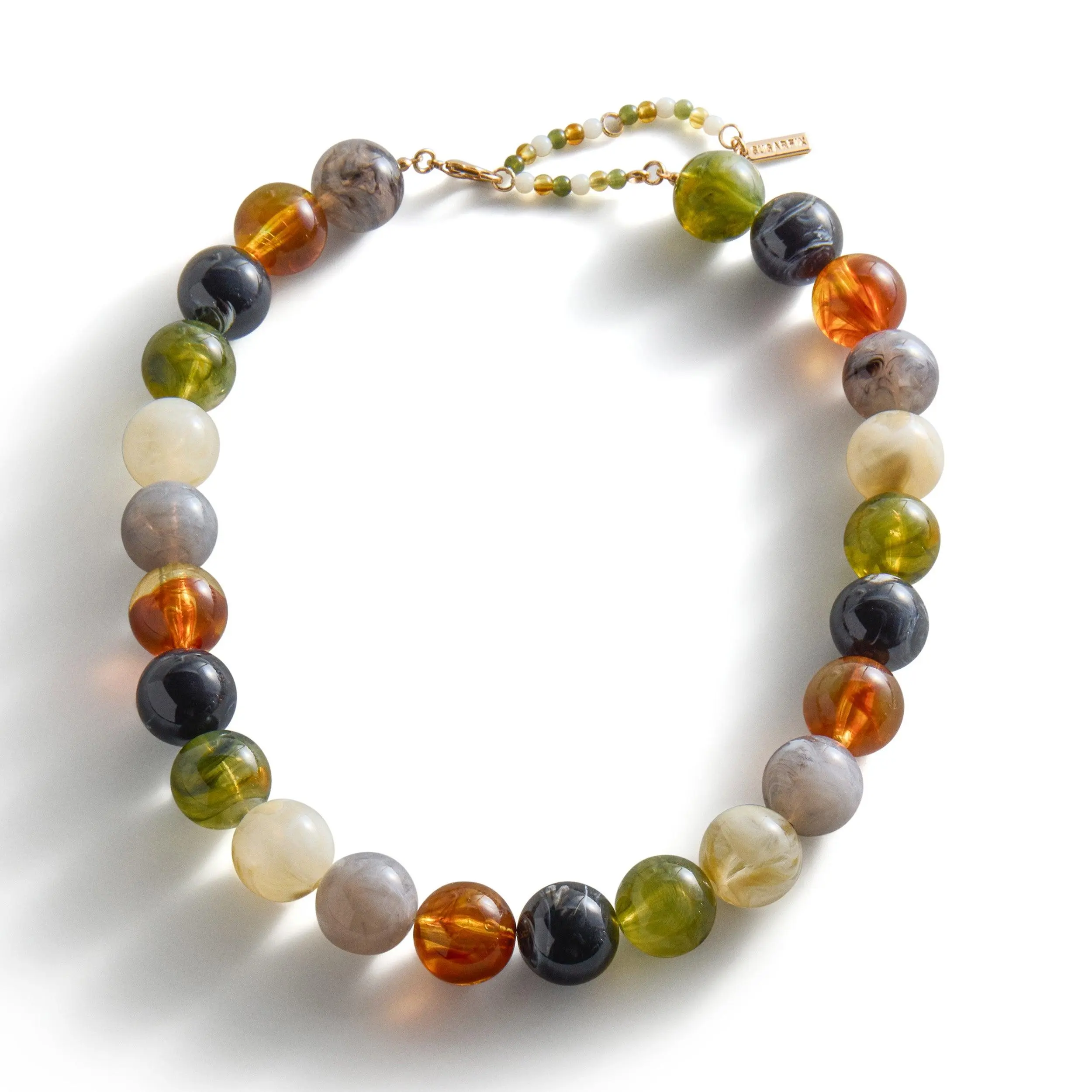 SUGARFIX by BaubleBar 18mm Beaded Necklace - Earth Tones