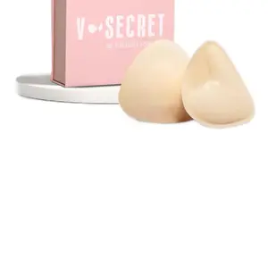 V’secret Double side Sticky Push Up Bra, Adhesive InvisibleBra,Breathable Cotton Adhesive Bra, No ShowBackless Strapless Bras for Backless Dress Womenswear Accessories Underwear Women Comfort Reusable Soft Evening