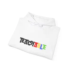 Teachable-ish Hoodie, Funny Sweatshirt, Educator Gift, Teacher Appreciation, Back to School Clothing, Cozy Jumper