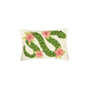 Floral Snake Hook Pillow