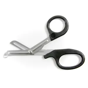 McKesson Utility Scissors 7-1/4 Inch Length Office Grade Stainless Steel Plastic NonSterile Finger Ring Handle Angled Blunt Tip Sharp Strong Comfort Grip