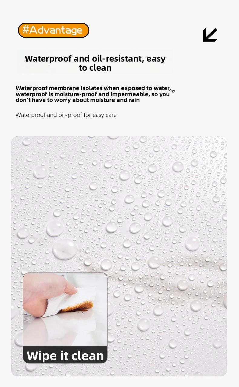 Marble Peel and Stick Countertop Contact Paper, Self-Adhesive Waterproof Oil-Proof Kitchen Cabinet Sticker, Heat Resistant Thickened PET Wallpaper for Furniture, Door, Renovation