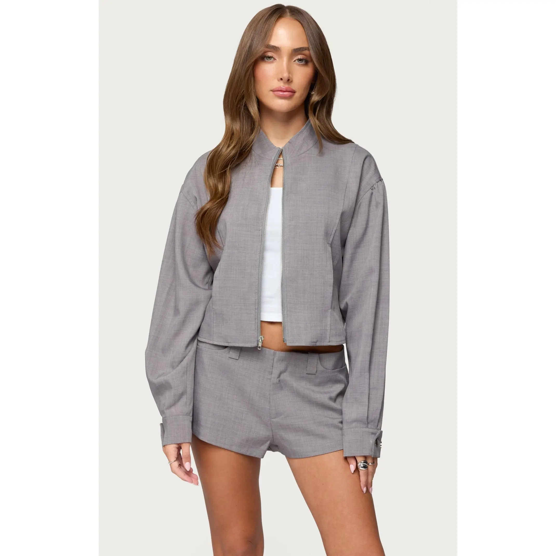 Edikted Women's Roshelle High Neck Jacket