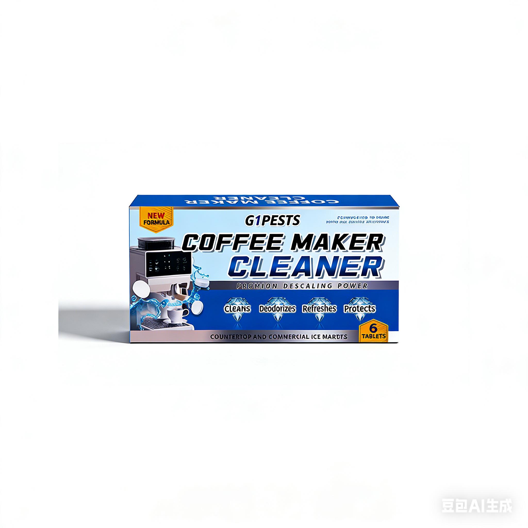 Coffee Machine Cleaner Descaler Tablets - 6Pack, Deep Cleaning and Descaling for All Coffee Makers , Coffee Maker Pot Descaling & Cleaning Tabs, Descale Drip Coffe And Espresso Machines mopping products