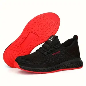 Men'S Slip-Resistant Work Shoes with Steel Toes, Safety Boots That Prevent Crushing, Lightweight And Breathable Work Sneakers for Both Men And Women, Resistant to Punctures And Durable.