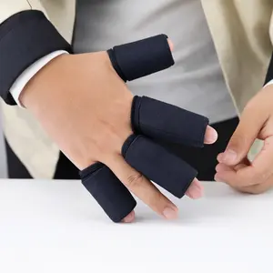 Reusable Gel Finger Ice Pack Solid Gel Cooling Finger Sleeve for Arthritis Trigger Finger Tendonitis Swelling Sprains Injuries Pain Relief Wearable Compression Cryotherapy Hand Protector