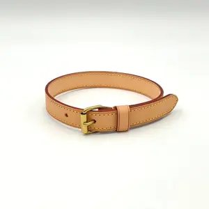 Pre-owned Louis Vuitton other Bag Accessories Beige Leather Shoulder Strap/Extension 9424442038/958201