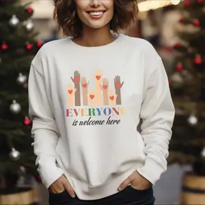Everyone Is Welcome Here Shirt, Idaho Teacher T-Shirt, Inclusion And Equality Sweatshirt, Protest And Resist tee, Simple Look