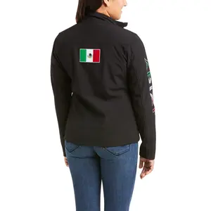 Ariat Classic Team Softshell MEXICO Jacket BLACK Ariat Classic Team Softshell MEXICO Jacket BLACK
