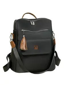 High-Quality Women's Backpack, Fringe Design, Versatile Shoulder Bag, Large Capacity, Anti-Theft, Retro Style, Lightweight Travel Bag, Multiple Pockets