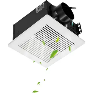 VEVOR Bathroom Exhaust Fan with LED Light, 80 CFM 4000K Bathroom Vent, 1.5 Sones Low - Noise, Premium Motor Ceiling Fan for Laundry Room, Storage Room, Home Ventilation, WhiteVEVOR Super Brand Day