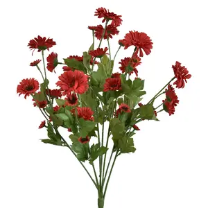 19” Mini Gerbera Daisy Bush in Red | XJE