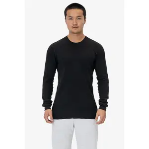 T407 - Poly-Cotton Thermal Long Sleeve Crewneck